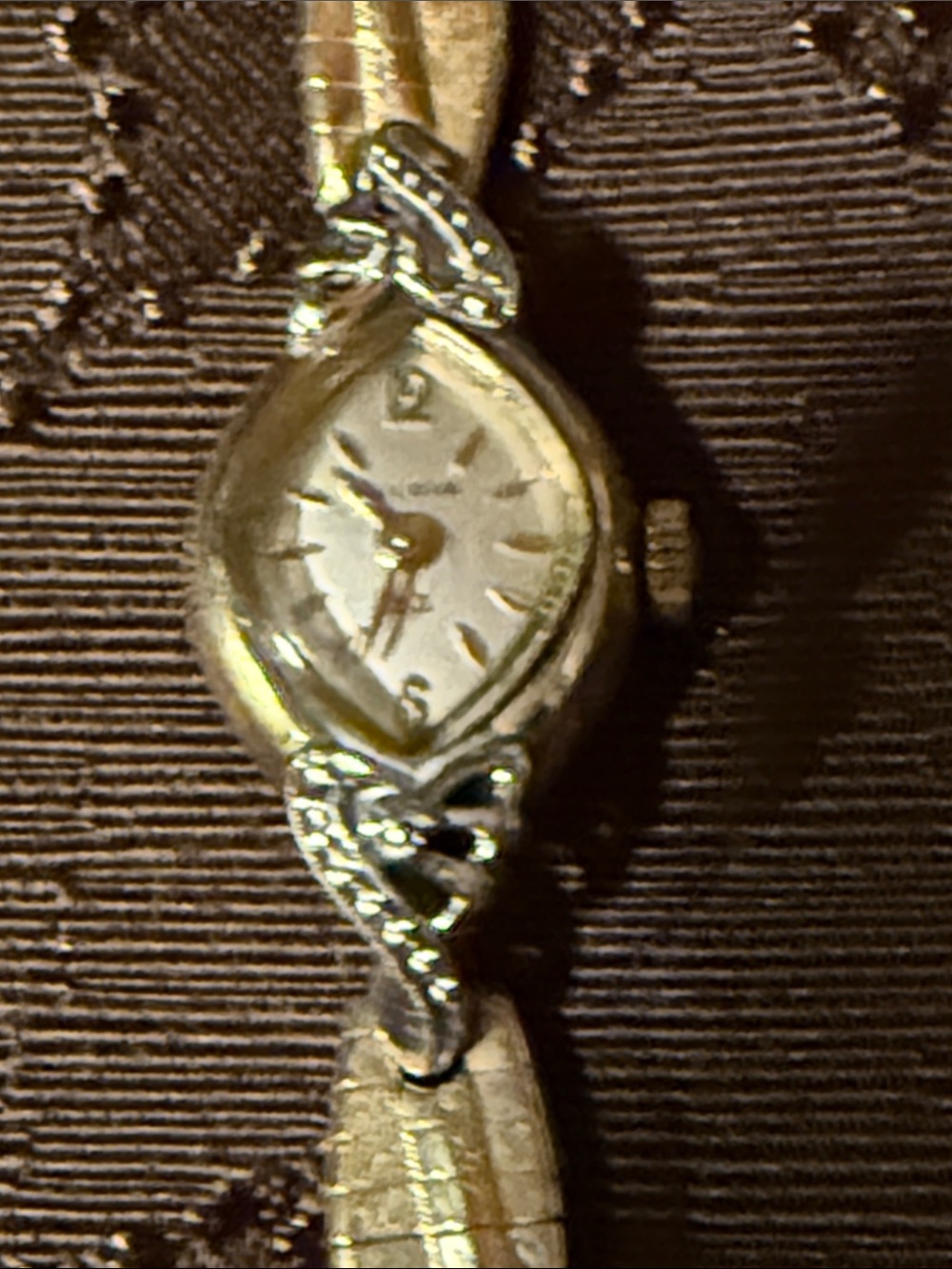 Vintage Bulova Women's Two-Tone Gold and Silver Bracelet Watch